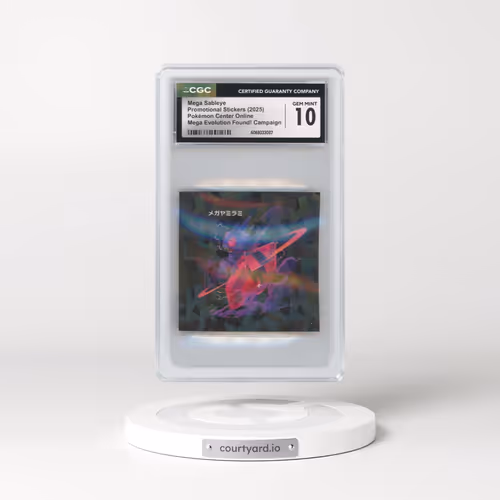 2021 Pokémon Center Online Stickers - Japanese Mega Sableye - Mega Evolution Found! Campaign (CGC 10