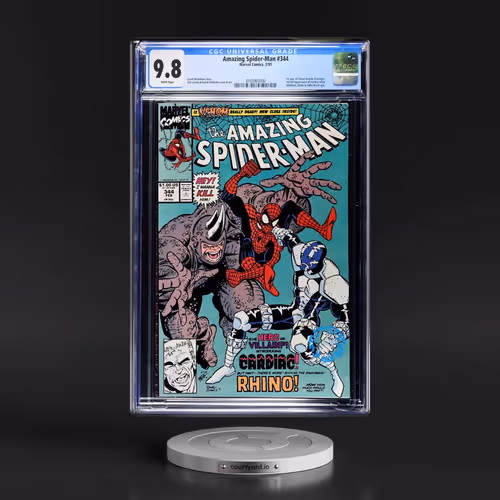 Amazing Spider-Man #344 CGC 9.8 White Pages (Marvel Comics, 2/91) - Universal