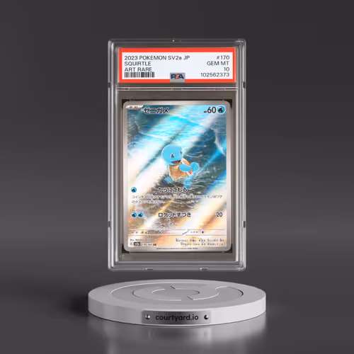 2023 Pokémon Sv2a-Pokemon 151 #170 Squirtle - Art Rare (PSA 10 GEM MINT)