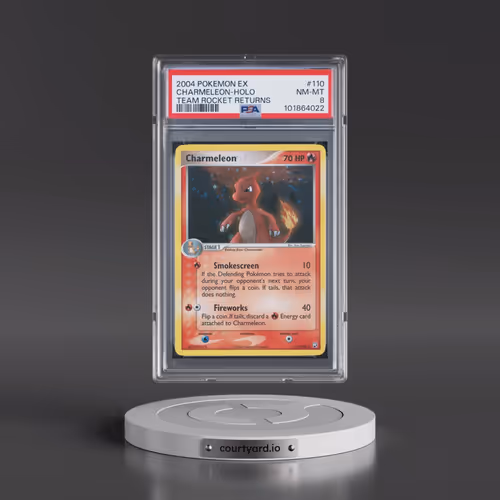2004 Pokémon EX Team Rocket Returns #110 Charmeleon - Holo (PSA 8 NM-MT)