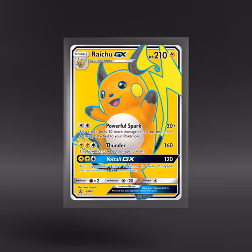 SM Black Star Promos #SM90 Raichu-GX