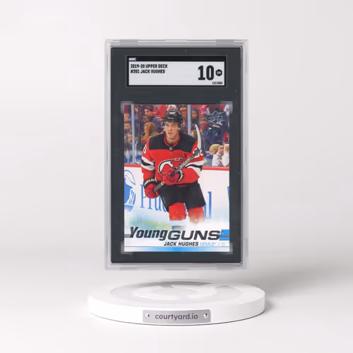 2019 Upper Deck #201 Jack Hughes (SGC 10 GEM MINT)