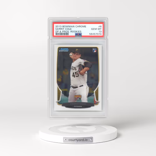 2013 Bowman Chrome Draft Picks & Prospects Rookies #6 Gerrit Cole (PSA 10 GEM MINT)