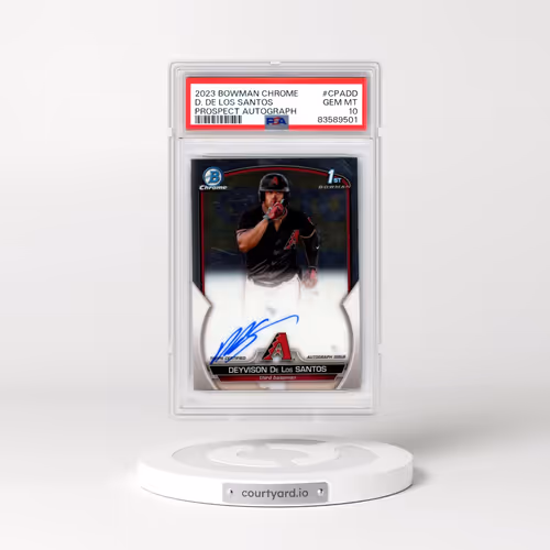 2023 Bowman Chrome Prospect Autographs #CPADD Deyvison de los Santos (PSA 10 GEM MINT)
