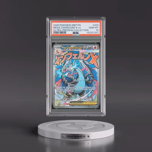 2025 Pokémon Mep EN-Me Black Star Promo #023 Mega Charizard X EX - Holo Mega Charizard X EX Ultra-Pr