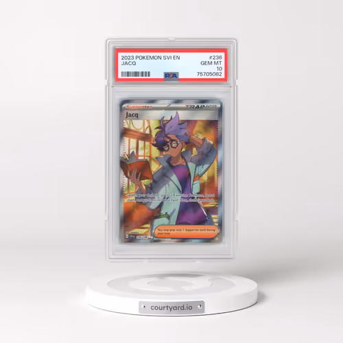 2023 Pokémon Svi EN-Scarlet & Violet #236 Jacq - Ultra Rare (PSA 10 GEM MINT)