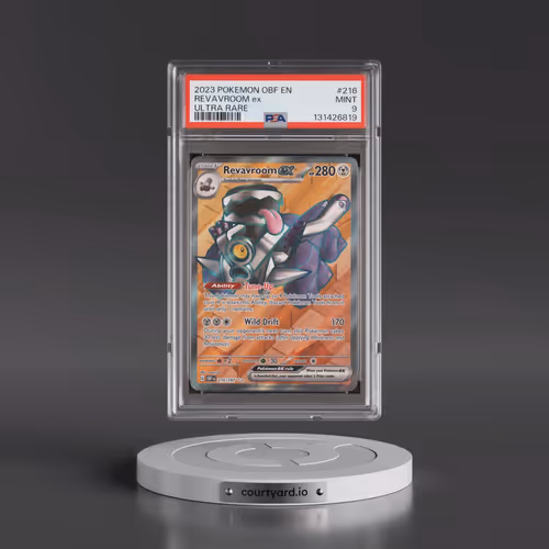 2023 Pokémon Obf EN-Obsidian Flames #216 Revavroom EX - Holo Ultra Rare (PSA 9 MINT)