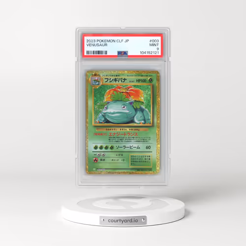 2023 Pokémon Clf-Trading Card Game Classic Venusaur & Lugia EX Deck #003 Venusaur (PSA 9 MINT)