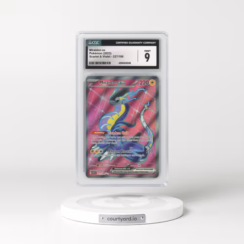 2023 Scarlet & Violet #227/198 Miraidon ex - Ultra Rare Holo (CGC 9 MINT)