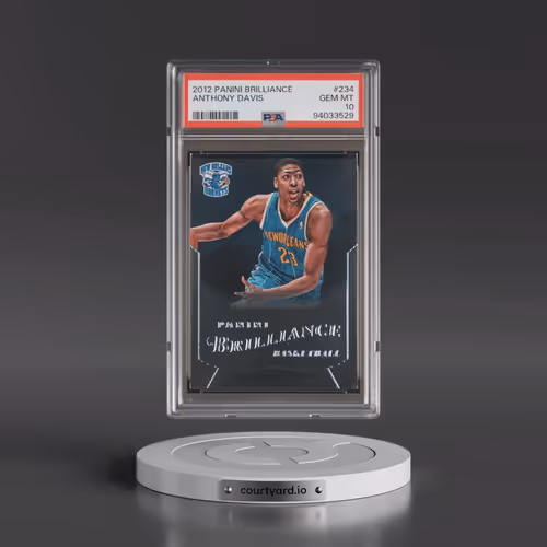 2012 Panini Brilliance #234 Anthony Davis (PSA 10 GEM MINT)