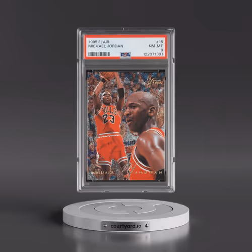 1995 Flair #15 Michael Jordan (PSA 8 NM-MT)