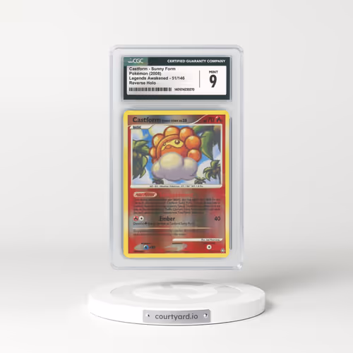 2008 Legends Awakened #51 Castform Sunny Form - Holo (CGC 9 MINT)