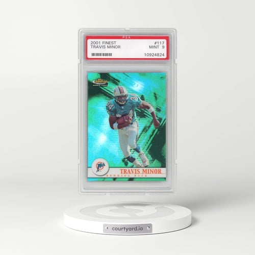 2001 Finest #117 Travis Minor (PSA 9 MINT)