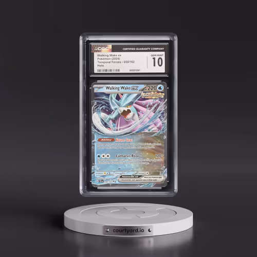 2024 Pokémon Tef EN-Temporal Forces #050 Walking Wake EX - Holo (CGC 10 GEM MINT)