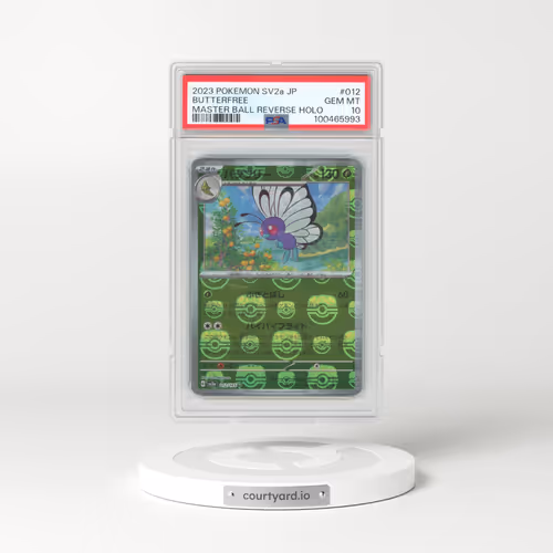 2023 Pokémon Sv2a-Pokemon 151 #012 Butterfree - Reverse Holo Master Ball (PSA 10 GEM MINT)