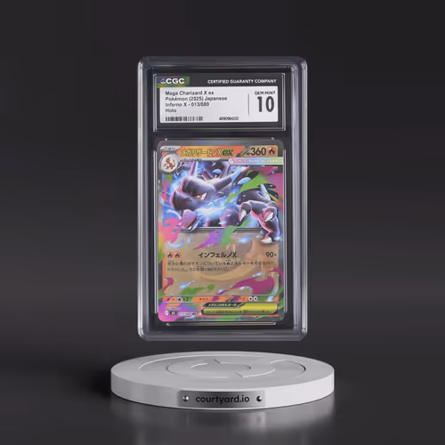 2025 Inferno X - M2 #013/080 Mega Charizard X ex - Holo (CGC 10 GEM MINT)