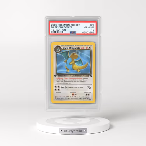 2000 Pokémon Rocket #22 Dark Dragonite - 1st Edition (PSA 10 GEM MINT)