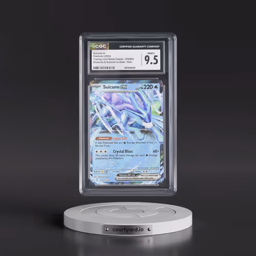 2023 Pokémon Clb-Trading Card Game Classic Blastoise & Suicune EX Deck #010 Suicune EX - Holo (CGC 9