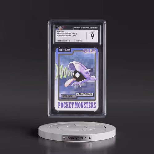 1997 (Pocket Monsters on Bottom) Part 4 #090 Shellder (CGC 9 MINT)