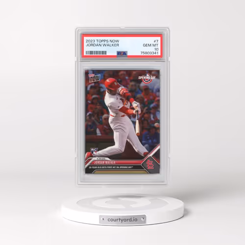 2023 Topps Now #7 Jordan Walker (PSA 10 GEM MINT)