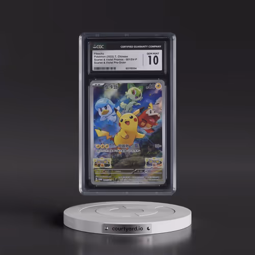 2022 Scarlet & Violet Promos - Traditional #001/SV-P Pikachu - Scarlet & Violet Pre-Order (Holo)