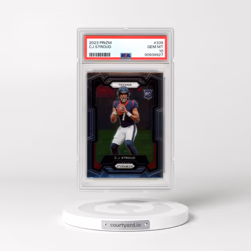 2023 Panini Prizm #339 CJ Stroud (PSA 10 GEM MINT)