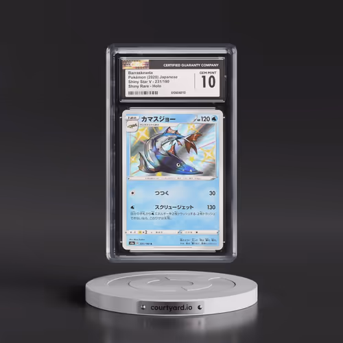 2020 Shiny Star V #231/190 Barraskewda - Shiny Rare Holo (CGC 10 GEM MINT)