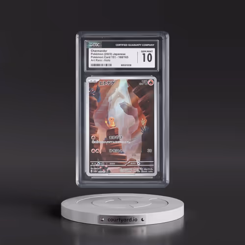 2023 Pokémon Card 151 #168/165 Charmander - Art Rare Holo (CGC 10 GEM MINT)
