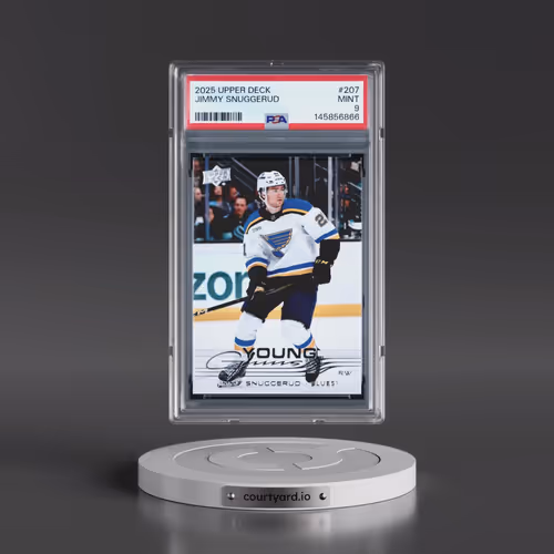 2025 Upper Deck #207 Jimmy Snuggerud (PSA 9 MINT)