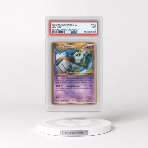 2012 Pokémon Black & White Boundaries Crossed #150 Golurk (PSA 7 NM)