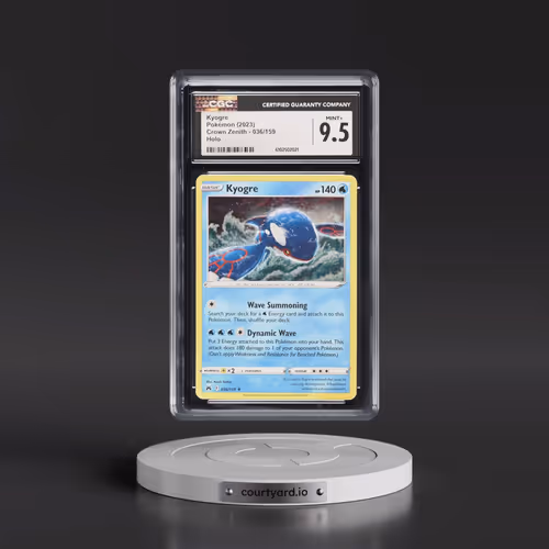 2023 Crown Zenith #036/159 Kyogre - Holo (CGC 9.5 MINT+)