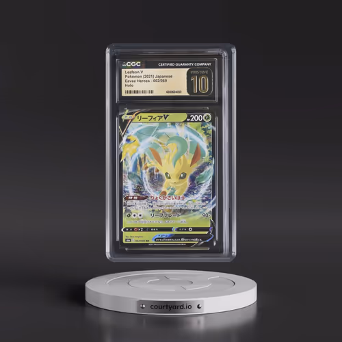 2021 Eevee Heroes #002/069 Leafeon V - Holo (CGC 10 PRISTINE)