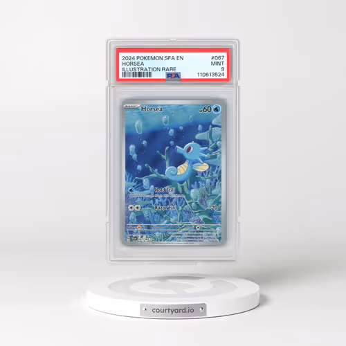 2024 Pokémon Sfa EN-Shrouded Fable #067 Horsea - Illustration Rare (PSA 9 MINT)