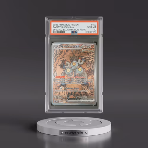2025 Pokémon Pre EN-Prismatic Evolutions #159 Sandy Shocks EX - Holo Special Illustration Rare (PSA