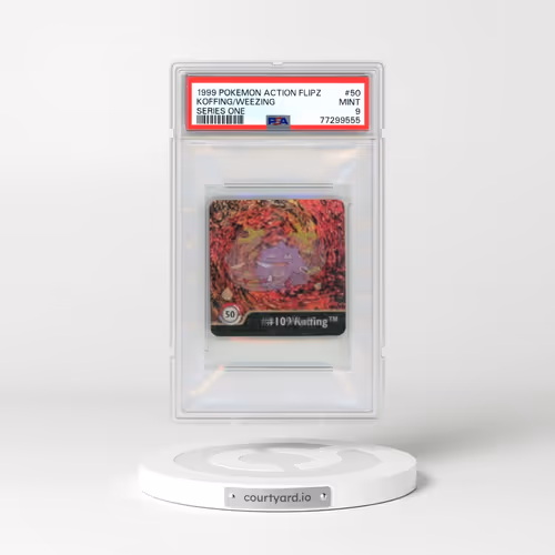 1999 Pokémon Action Flipz Series One #50 Koffing/Weezing (PSA 9 MINT)
