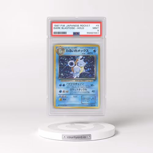 1997 Pokémon Rocket #9 Dark Blastoise - Holo (PSA 9 MINT)