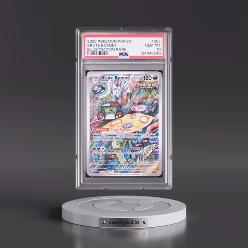 2023 Pokémon Par EN-Paradox Rift #207 Brute Bonnet - Illustration Rare (PSA 10 GEM MINT)