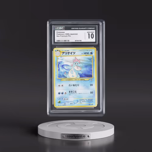 1999 Neo Premium File Croconaw - No Rarity (CGC 10 GEM MINT)