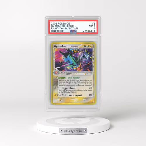 2006 Pokémon EX Holon Phantoms #8 Gyarados - Holo (PSA 9 MINT)