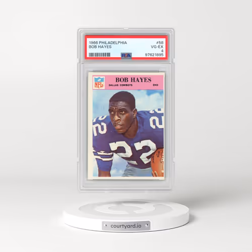 1966 Philadelphia #58 Bob Hayes (PSA 4 VG-EX)