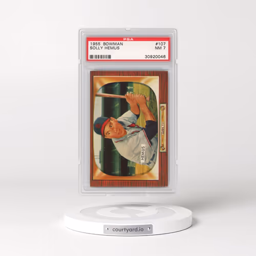 1955 Bowman #107 Solly Hemus (PSA 7 NM)
