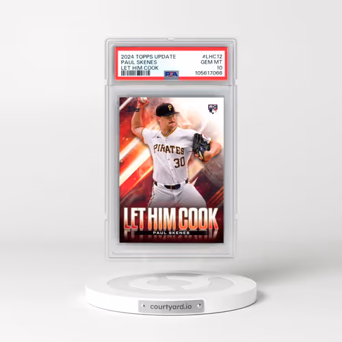 2024 Topps Update Let Him Cook #LHC12 Paul Skenes (PSA 10 GEM MINT)