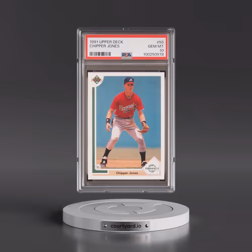 1991 Upper Deck #55 Chipper Jones (PSA 10 GEM MINT)