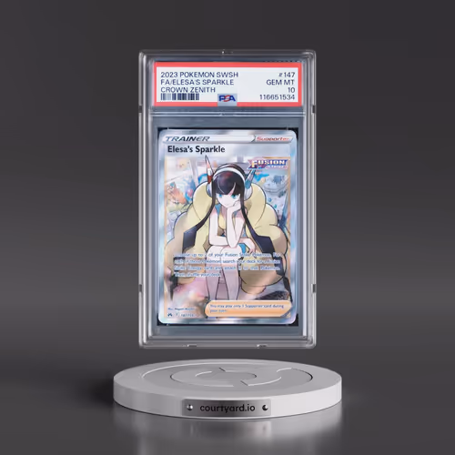 2023 Pokémon Sword and Shield Crown Zenith #147 Elesa's Sparkle - Full Art (PSA 10 GEM MINT)