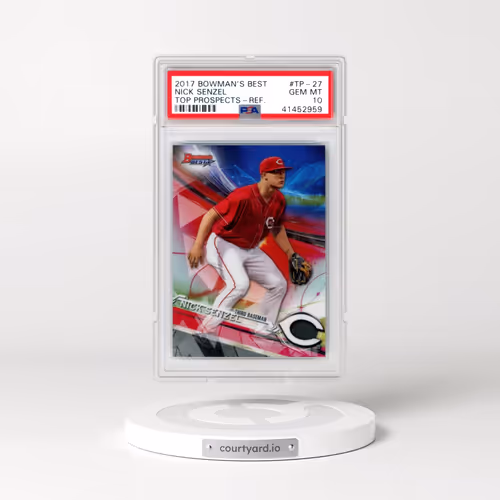 2017 Bowman's Best Top Prospects #TP-27 Nick Senzel - Refractor (PSA 10 GEM MINT)