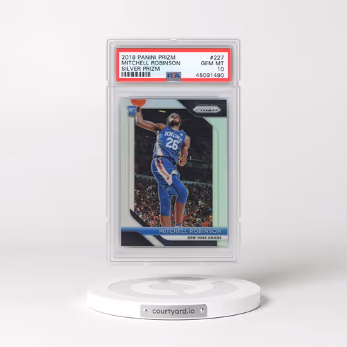 2018 Panini Prizm #227 Mitchell Robinson - Silver Prizm (PSA 10 GEM MINT)