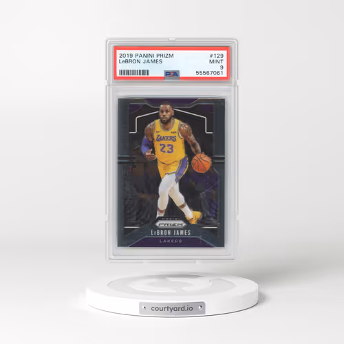 2019 Panini Prizm #129 LeBron James (PSA 9 MINT)