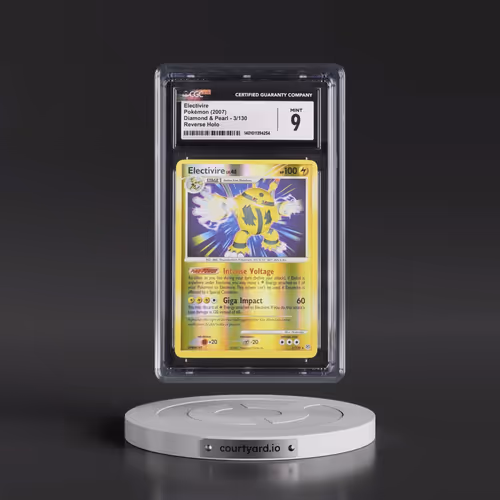2007 Diamond & Pearl #3/130 Electivire - Reverse Holo (CGC 9 MINT)