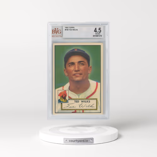 1952 Topps #109 Ted Wilks (BVG 4.5 VG-EX+)