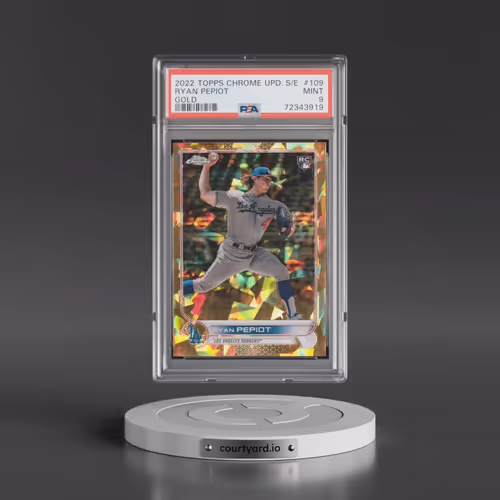 2022 Topps Chrome Update Sapphire Edition #109 Ryan Pepiot - Gold (PSA 9 MINT)